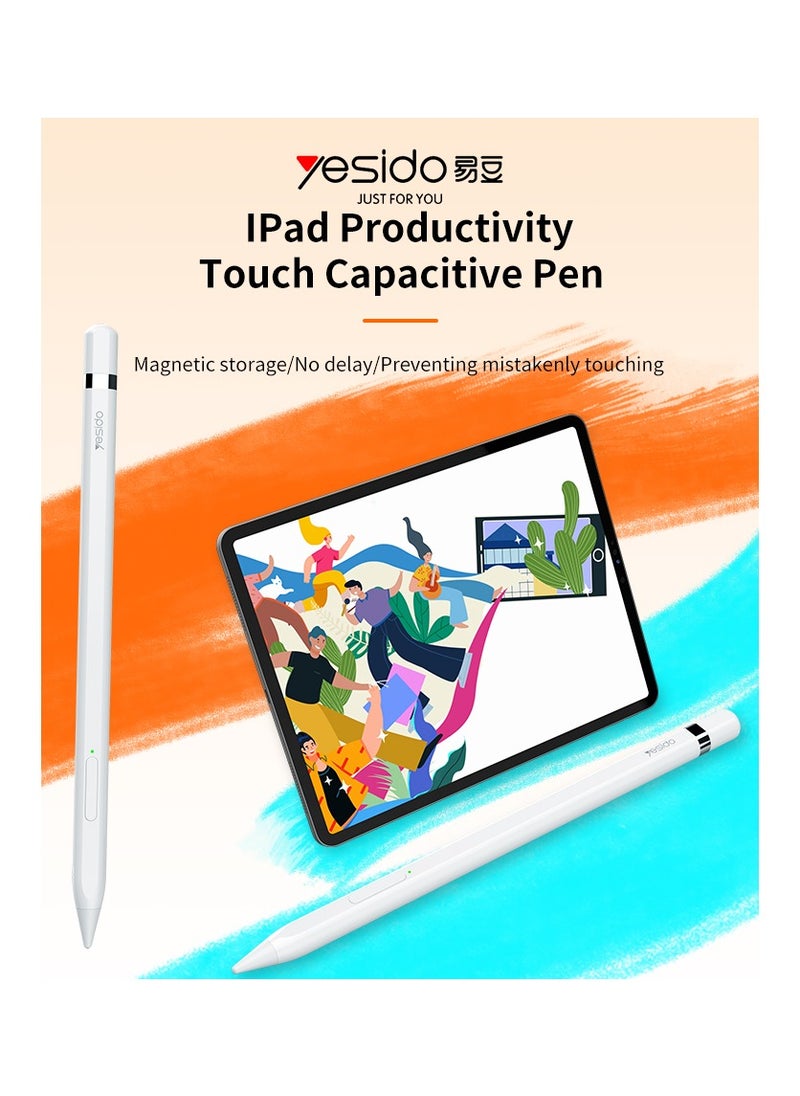 Yesido - ST13 Type-C Plug Active Stylus Pen Aluminum Tablet Pressure Touch Stylus Pencil Pen - Image 1