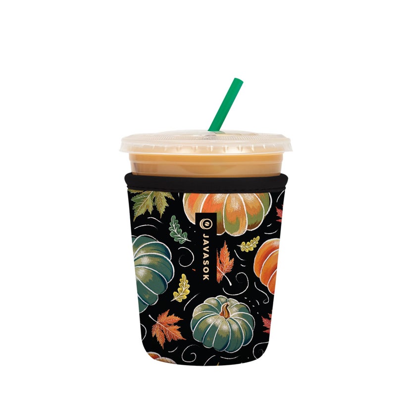 Sok It Java Sok Iced Coffee & Cold Soda Insulated Neoprene Cup Sleeve (Midnight Harvest  Small: 16-20oz) - Image 1