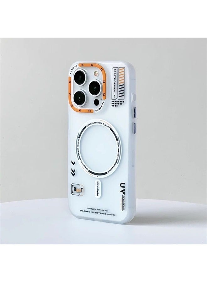 general Phone case for iPhone 16 Pro Max/16 Pro (2024), magnetic matte fashion phone case, compatible with car stand and wireless charging, anti-drop protection back case - Image 1