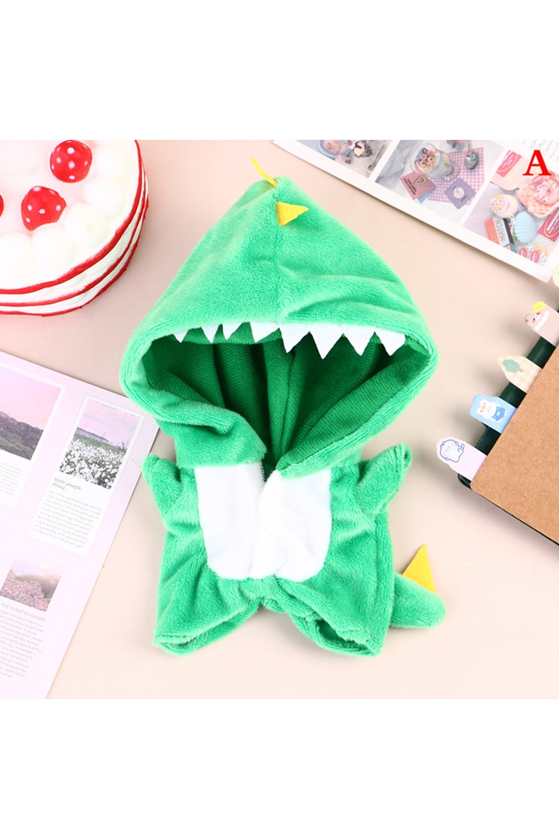 A 1PC Cotton For 20cm Doll Stuffed Toys Gifts Dolls Accessories Plush Toy Clothes Doll Pajamas Dino.