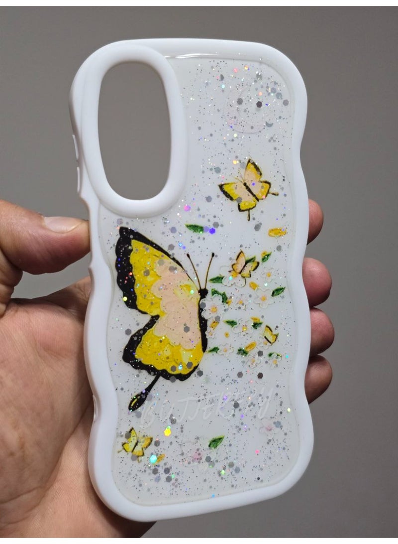 Butterfly Print Back Cover Compatible With Phone Samsung Galaxy A15 - Image 1