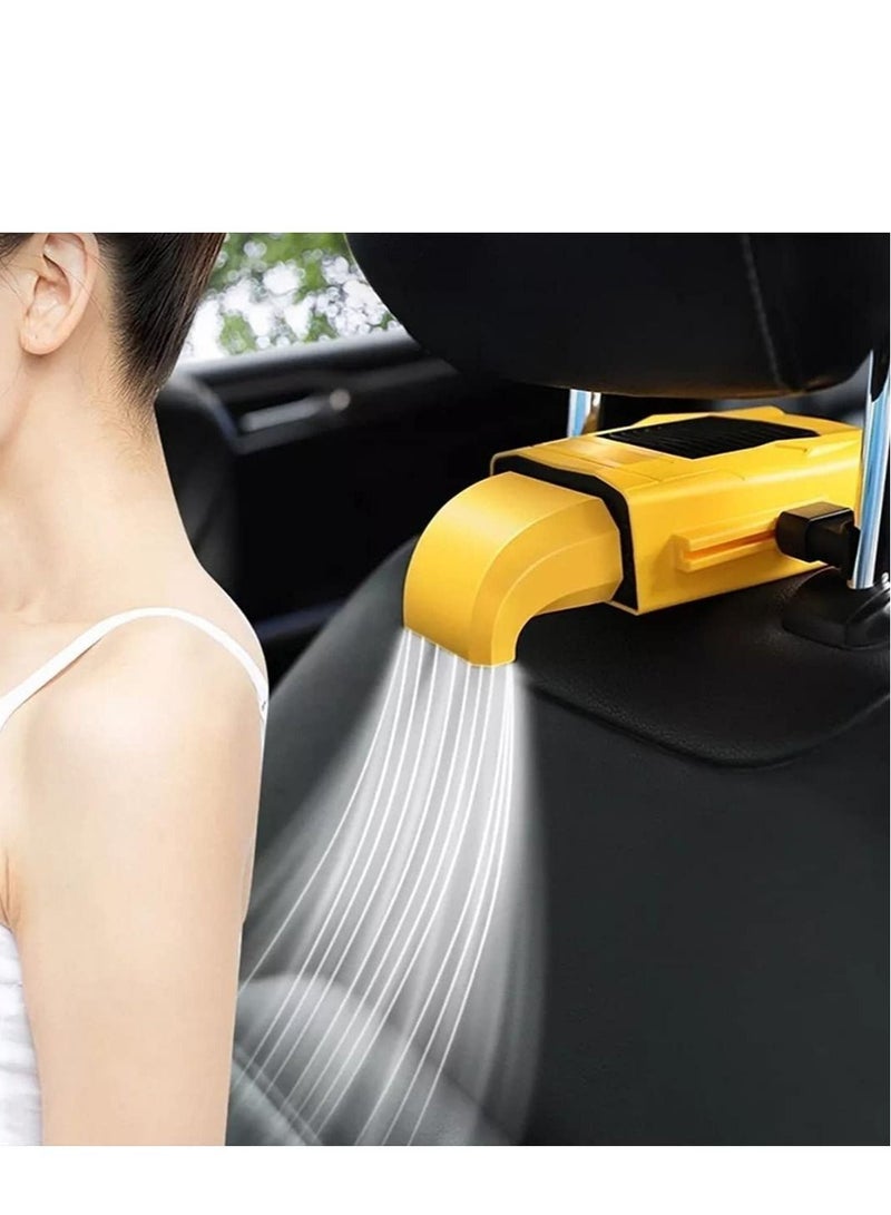 Loquat DMG Car Fan, Seat Back Cooling Fan,USB Portable Fan,Electric Fan with 3 Speed Car,Seat for Front Driver, Passenger - Image 2