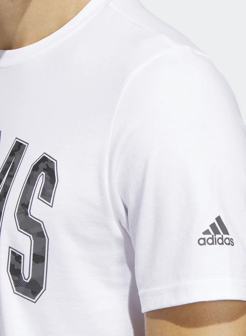 adidas تيشيرت بطبعة جرافيك