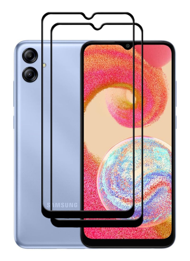 ACLIX 2 Pieces Antistatic ESD Dustproof Premium Quality High Definition Tempered Glass Screen Protector Designed For Samsung Galaxy A04e - Image 1