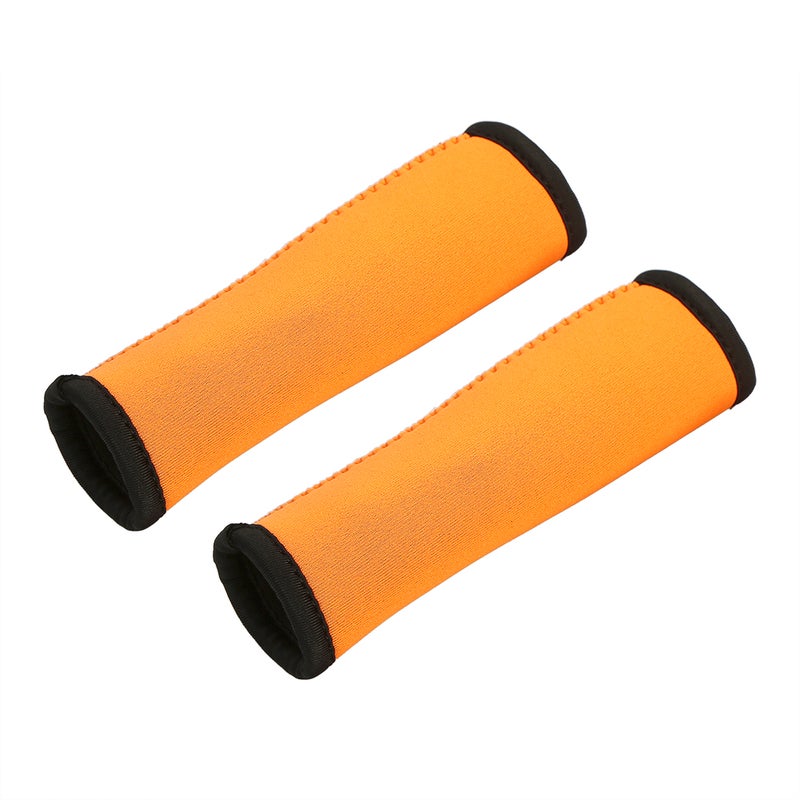 2pcs 15cm Anti skid Diving Fabric Kayak Paddle Grips For Efficient Paddling (orange) - Image 1