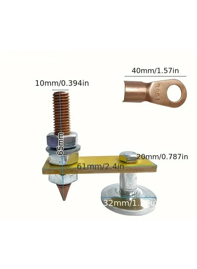 2pcs Magnetic Welding Head Support Clamp Strong Magnetism Welding Support Heads Large Suction Welding Ground Clamp Holder - Image 5