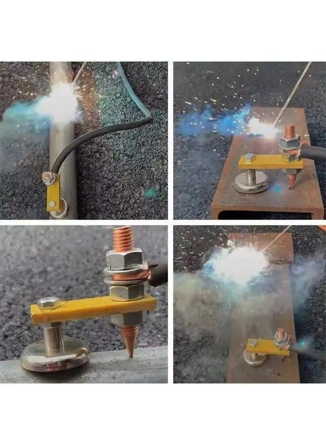 2pcs Magnetic Welding Head Support Clamp Strong Magnetism Welding Support Heads Large Suction Welding Ground Clamp Holder - Image 4