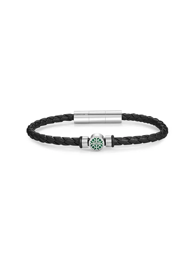 شيروتي 1881 Bracelet for Men in Silver and Black