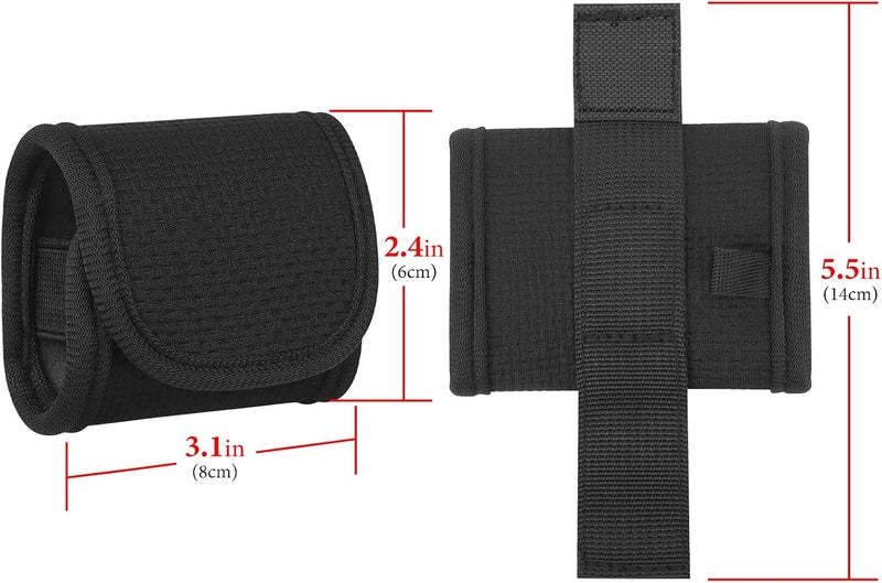 Geekria Earbuds Carrying Pouch Compatible with Beats Studio Buds Belt Holster, Protective Cover with Clip Holder for Bag Strap, All-Round Protection (Black) - Image 2