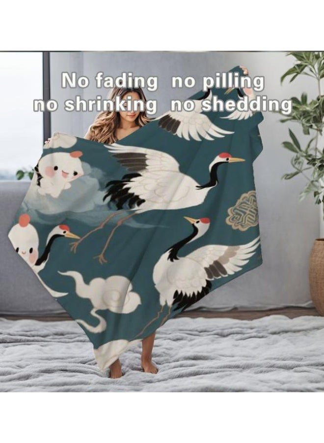 عام بطانية رقيقة من الفانيلا الكرتونية للأطفال والرضع (دافئة ومريحة، ومناسبة للنوم والألعاب) 70 سم * 100 سم - Image 1