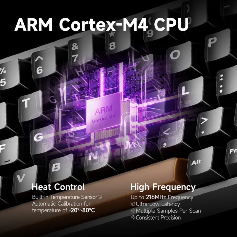 Akko MOD68 HE Mechanical Gaming Keyboard 65% Magnetic Switch, Rapid Trigger 0.005mm, 8K Argb, CNC Aluminum Gasket - Image 3