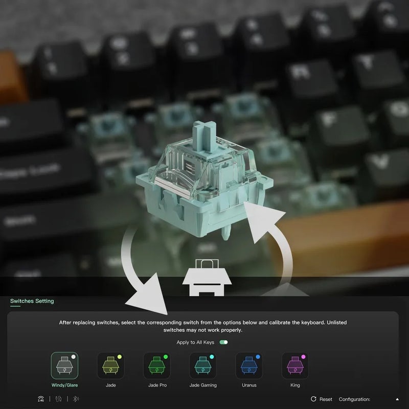 Akko MOD68 HE Mechanical Gaming Keyboard 65% Magnetic Switch, Rapid Trigger 0.005mm, 8K Argb, CNC Aluminum Gasket - Image 5