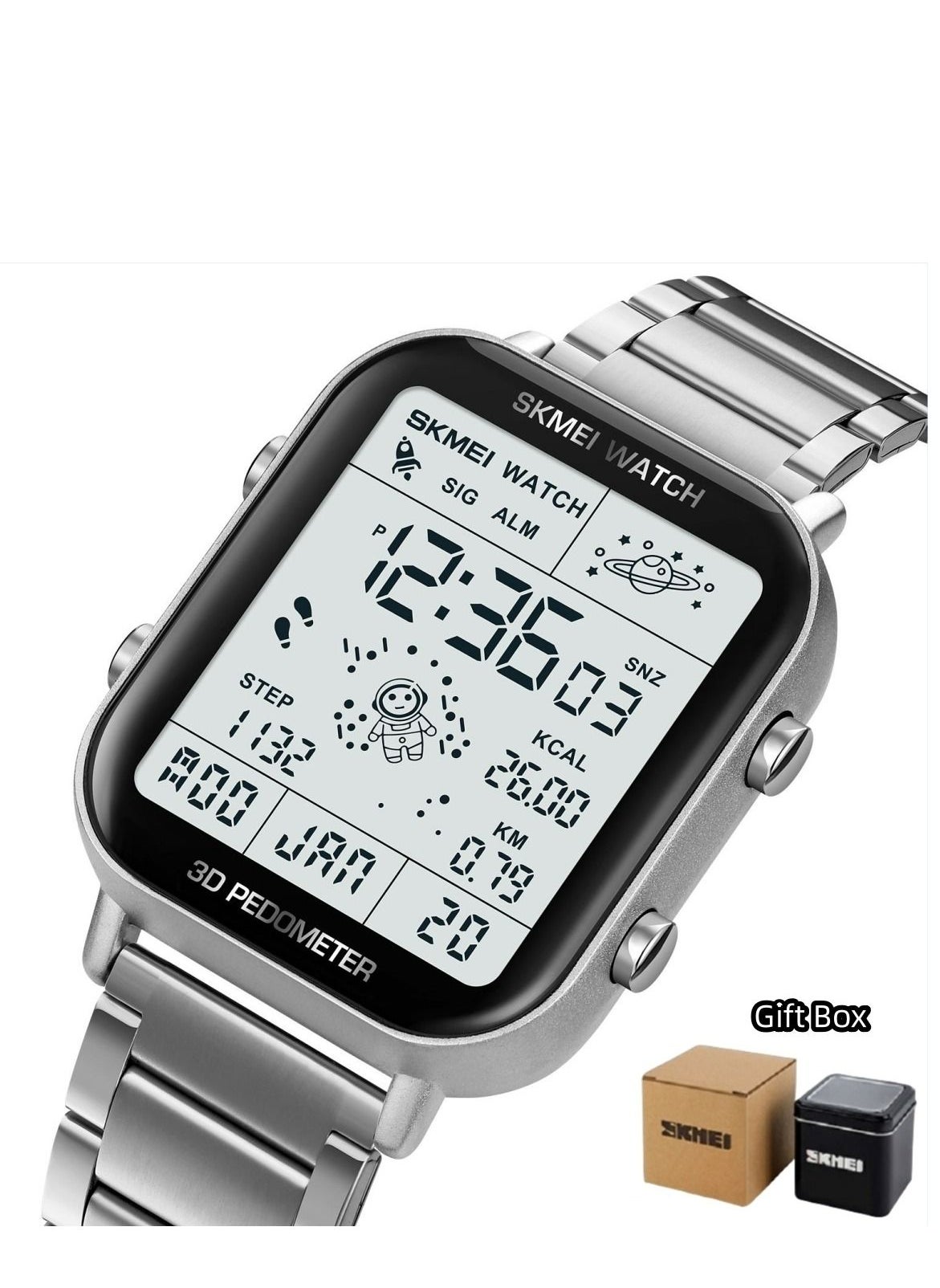 Skmei pedometer 3d watch online