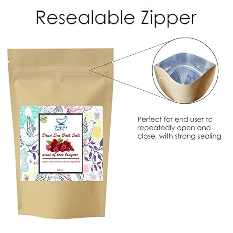 Julia Store Dead Sea Salts for Soaking, Relaxation, and Detoxification of Skin, 600 gm, Red Roses Scent - Image 5