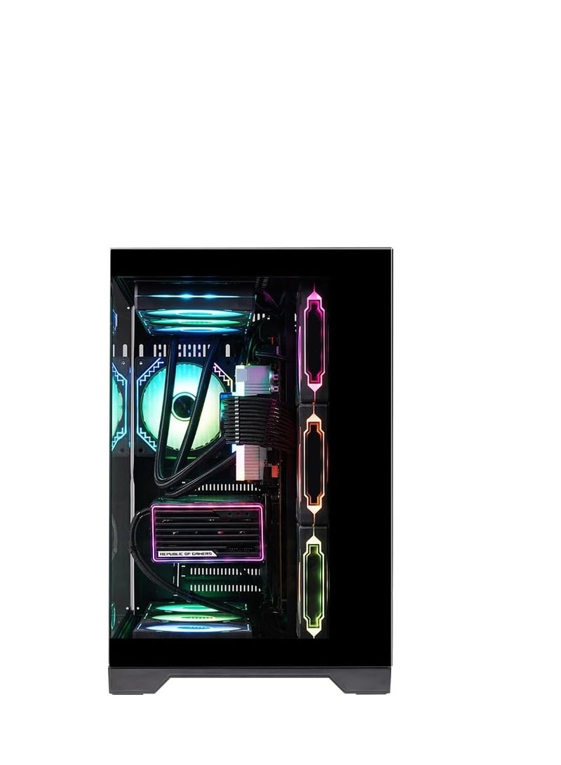 WJCOOLMAN حالة الألعاب WJCoolMan Robin II 7 مراوح ARGB - أسود | WJCOOLMAN-ROBIN-II-7F-BK - Image 5