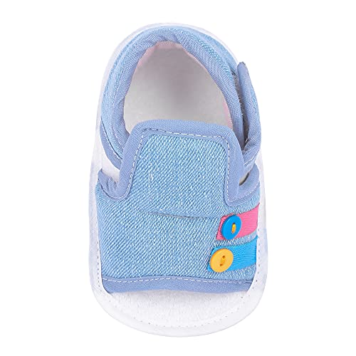 INSTABUYZ Baby Sandal – Unisex First Walking Sandal for 6‑9 Months, Blue – Soft, Non‑Slip, Comfortable Infant Footwear - Image 5