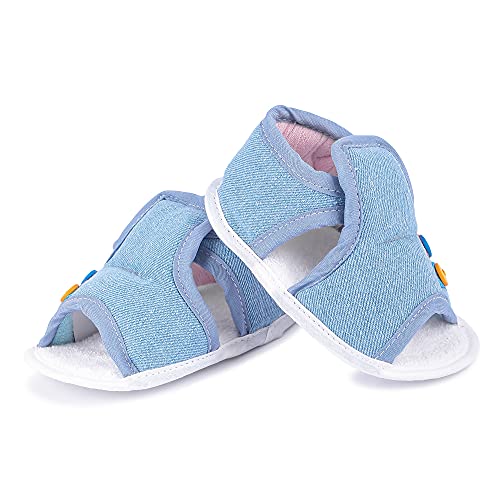 INSTABUYZ Baby Sandal – Unisex First Walking Sandal for 6‑9 Months, Blue – Soft, Non‑Slip, Comfortable Infant Footwear - Image 3