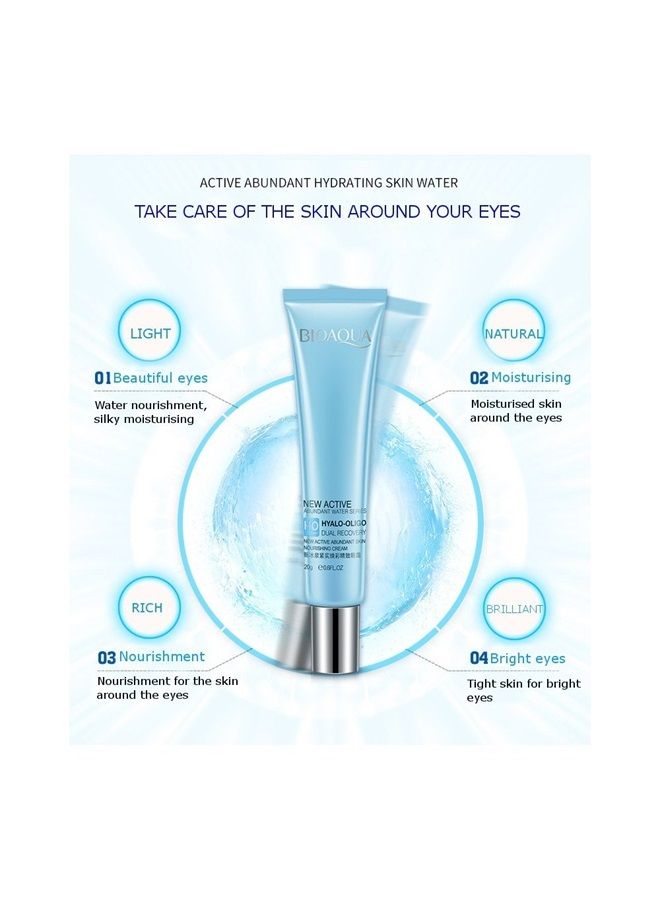 BIOAQUA كريم هيدراتينغ هايالو-أوليغو ثنائي الاستعادة المغذي المستخلص الطبيعي 20 جرام - Image 3