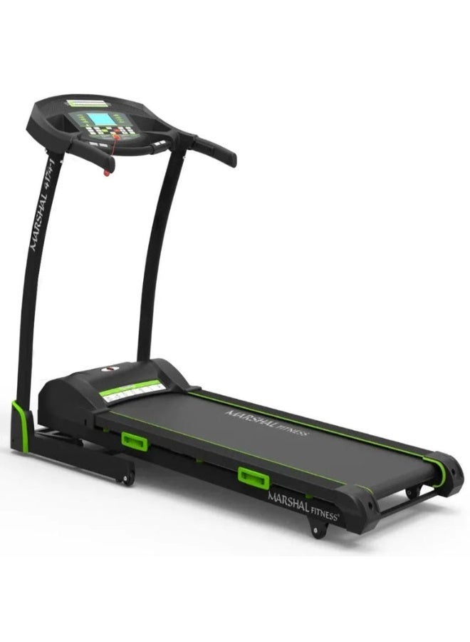 Marshal Fitness Luxury Treadmill With 3Hp peak Motor 14 km Speed 45 cm Running Belt - Image 1