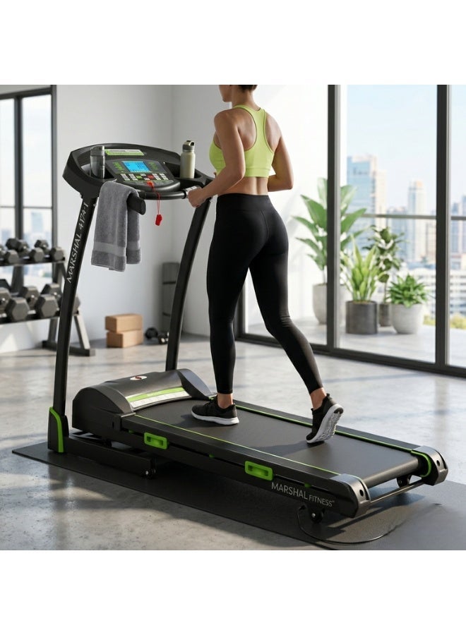 Marshal Fitness Luxury Treadmill With 3Hp peak Motor 14 km Speed 45 cm Running Belt - Image 5