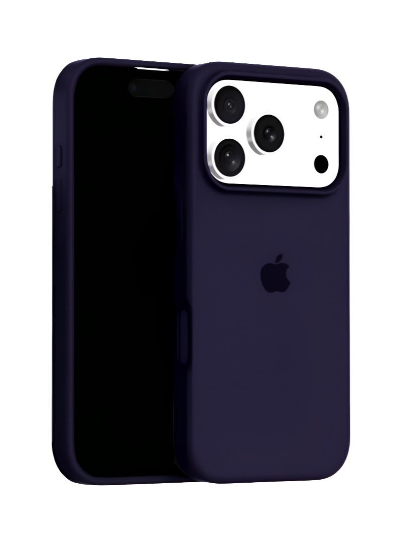 جراب iPhone 17 Pro Max من السيليكون السائل الناعم الملمس، جراب iPhone 17 Pro Max لحماية الجسم بالكامل، مضاد للخدش، مقاوم للصدمات، لهاتف iPhone 17 Pro Max مقاس 6.9 بوصة - Image 1