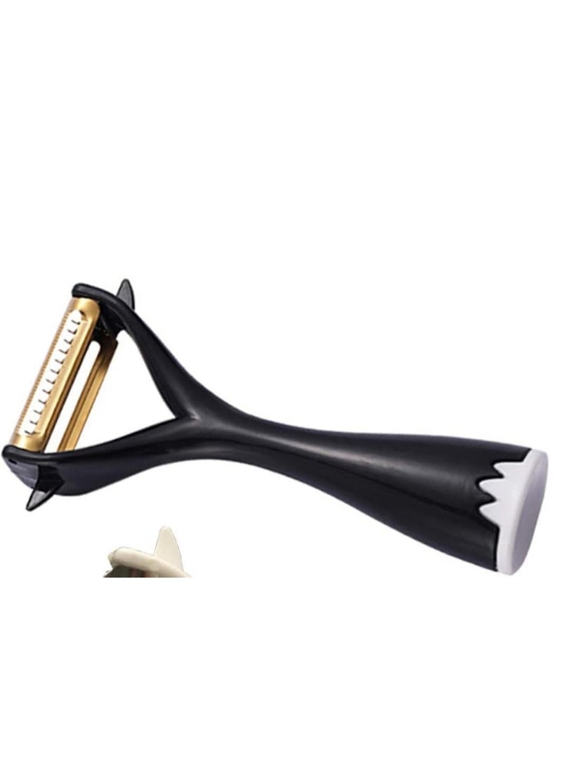 Generic - Black potato and vegetable peeler - Image 1