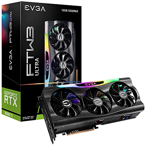 EVGA GeForce RTX 3080 Ti FTW3 Ultra Gaming, 12G-P5-3967-KR, 12GB GDDR6X, iCX3 Technology, ARGB LED, Metal Backplate (Renewed) - Image 1