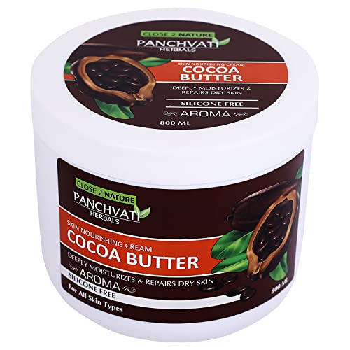 Panchvati Herbals Cocoa Butter Face Massage Cream 800gm (Silicone Free,Skin Nourishing Cream) - Image 2