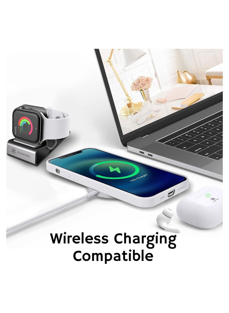 ELTRAZONE Designed for iPhone 14 Pro Max Silicone Case [with Logo],Full Body Protective Cover, - Image 3