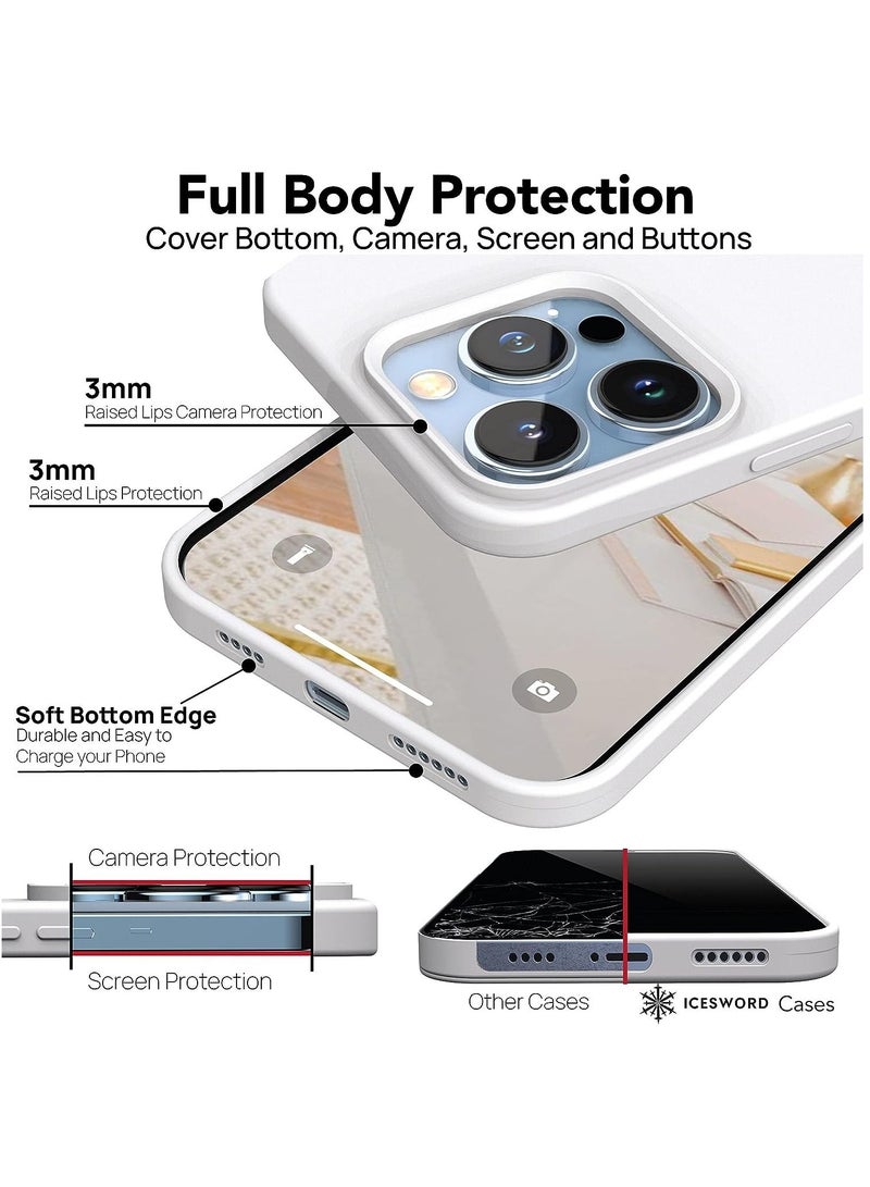 ELTRAZONE Designed for iPhone 14 Pro Max Silicone Case [with Logo],Full Body Protective Cover, - Image 5