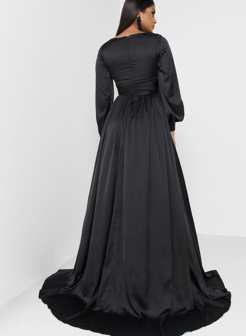 skirt and stiletto Slit Evening Dress - Image 2