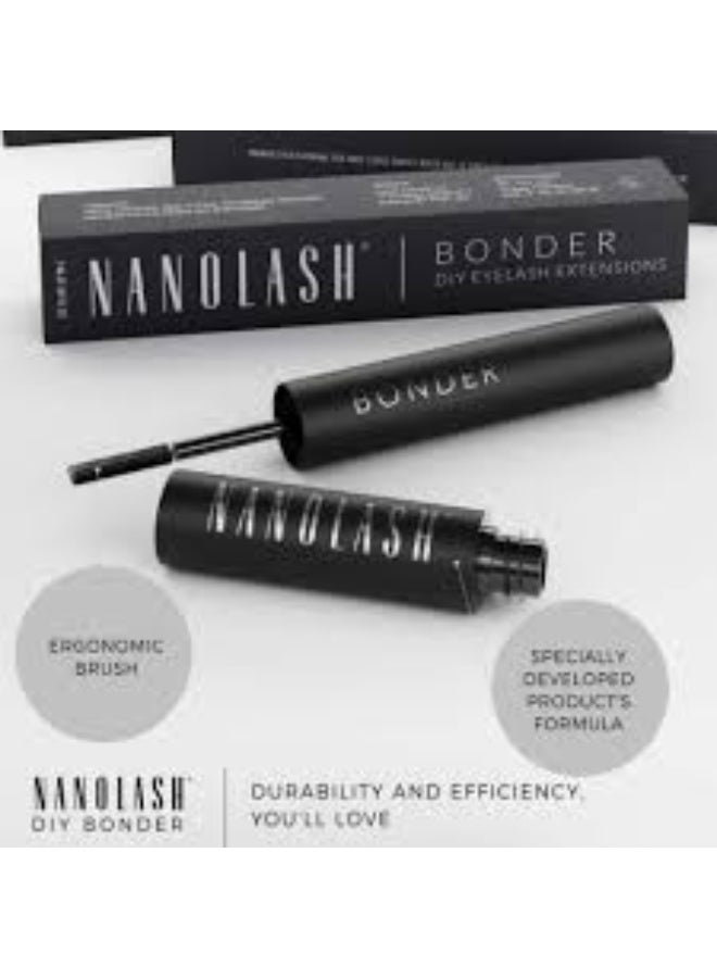 Nanolash DIY Eyelash Extensions Bonder Black 5ml - Image 2