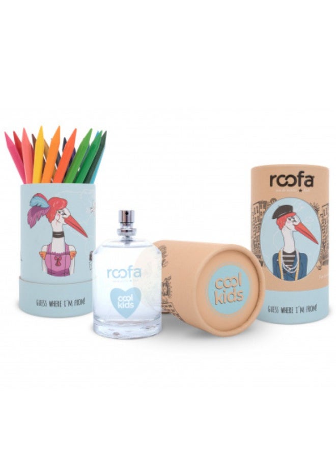 Roofa Spain Baby Girls France Eau de Toilette 100ml – Perfume Specially Designed for Children, Paraben-Free, Dye-Free, Phthalate-Free, Mineral Oil-Free, Salt-Free  - Image 1