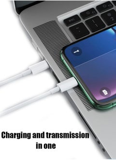 Generic USB C to Lightning Charge Cable White 1M, MFi Certified, Supports Power Delivery, Data Transmission, Fast Charging Cable Compatible with iPhone 14 Pro Max/14/13/12/11 Pro/X/XS/XR/8 Plus/AirPods Pro  - Image 4