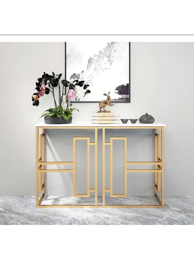 Mobellya GoldenFrame Console  Gold Metal - Image 1