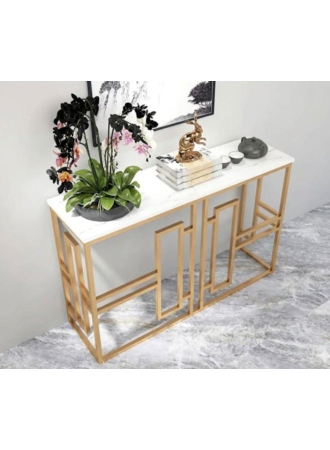 Mobellya GoldenFrame Console  Gold Metal - Image 2