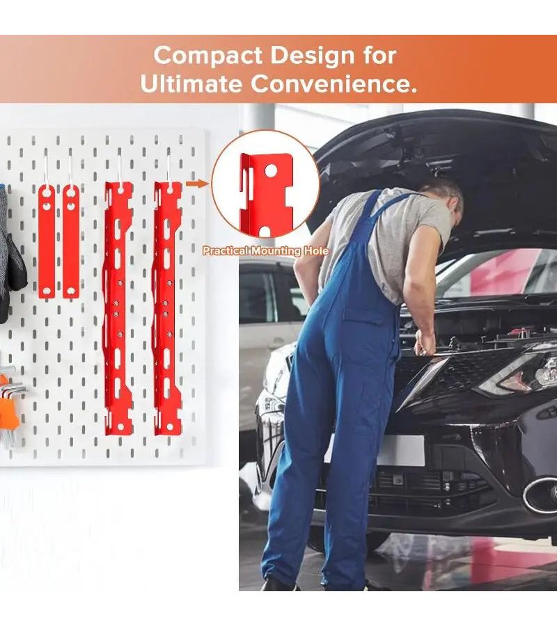 Red Toe Plates Durable Home Alignment Tool For Various Vehicle Types - Image 1