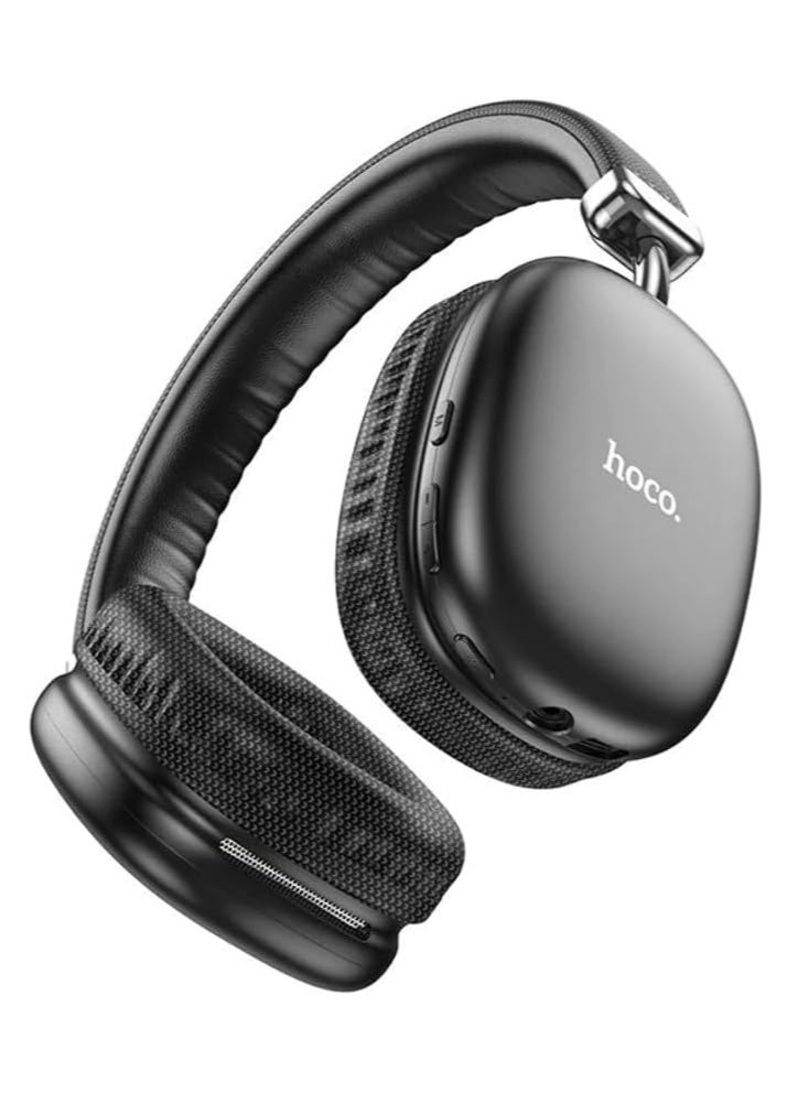 Hoco - HOCO W35 Air Wireless Bluetooth Headphones Active Noise Cancelling HiFi Stereo Sound Adjustable Wireless(black) - Image 1
