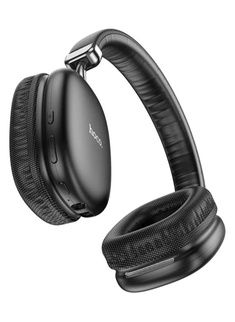 Hoco - HOCO W35 Air Wireless Bluetooth Headphones Active Noise Cancelling HiFi Stereo Sound Adjustable Wireless(black) - Image 1