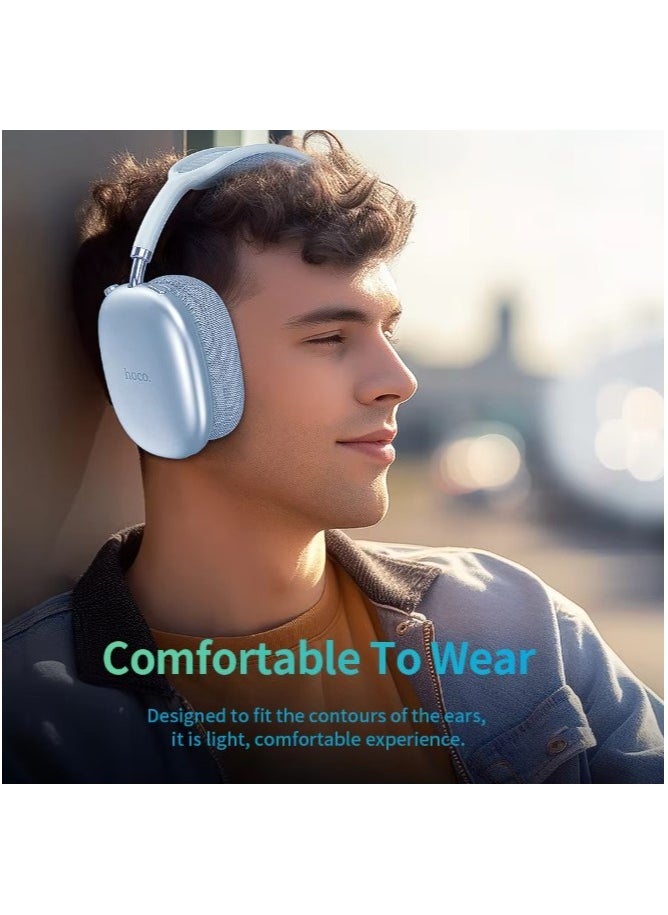 Hoco - HOCO W35 Air Wireless Bluetooth Headphones Active Noise Cancelling HiFi Stereo Sound Adjustable Wireless(black) - Image 1