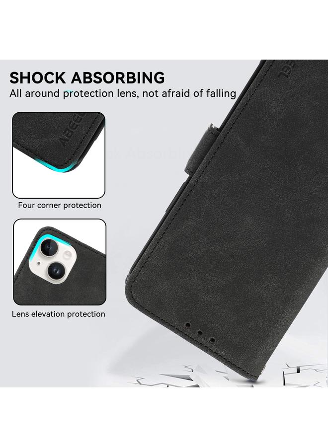 S-TOP Case For Samsung Galaxy A56 5G ABEEL Frosted Magnetic RFID Leather Phone Case - Image 5