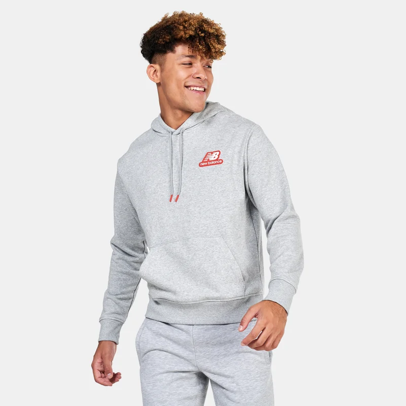 New Balance Men's NB Essentials Stacked Rubber PO Hoodie