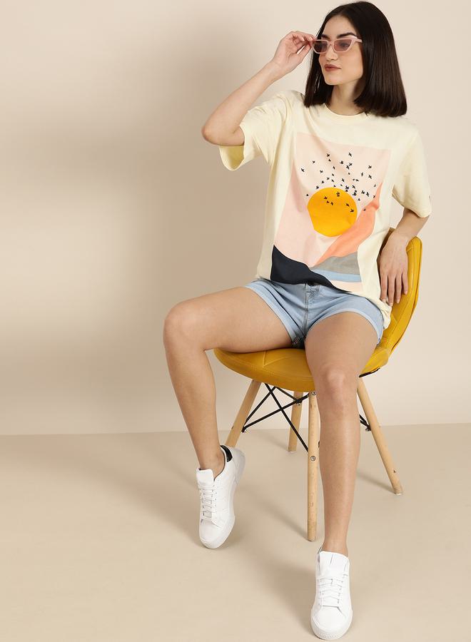 Dillinger Oversized Graphic Print T-Shirt With Short Sleeves - Image 2
