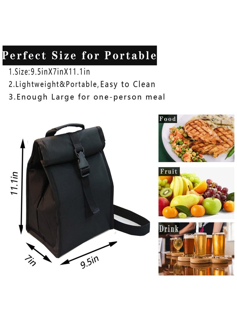 Lunch bag single-shoulder multifunctional foldable sports and camping insulated travel cooler bag - Image 3