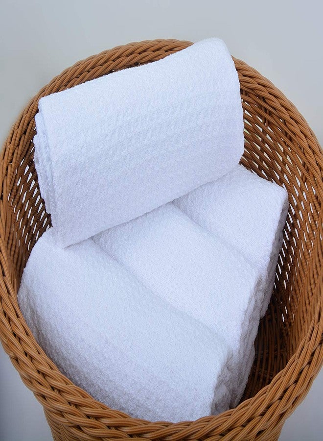 VIVOTE Microfiber Kitchen Towels DIY Sublimation Blank White Tea Towel Waffle Weave Dish Towels Super Absorbent Soft Fast Drying Dish Cloths Reusable Cleaning Cloths 4Pack White 16 Inch X 24 Inch - Image 4