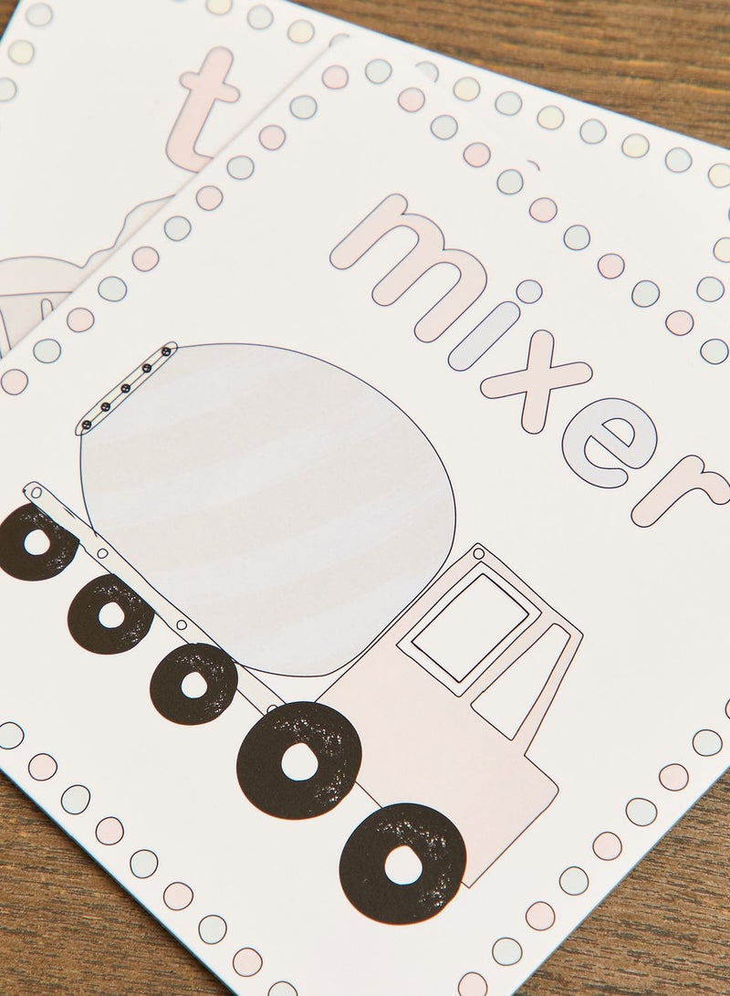 فلوس اند روك بطاقات مع قلم تلوين مائي - Image 5