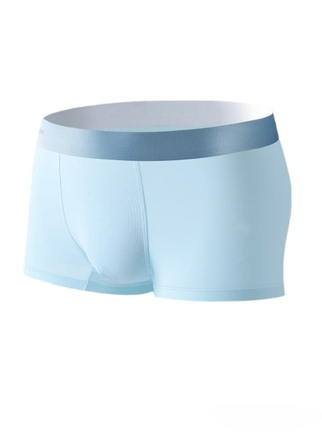 Pack of 4 Ice Silk Mens Seamless Boxer Briefs