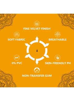 Eyetex Pallavi Sticker Bindi/Pottu|Gopi/Tilak|Aloe Vera & Papaya Extracts|Breathable Non-Irritating Velvet Fabric|G5|Black|20 Flaps - pzsku/Z2DB0F303503321944DDCZ/45/_/1737720990/24e76a1d-4848-4dfd-b778-3c58700791a6