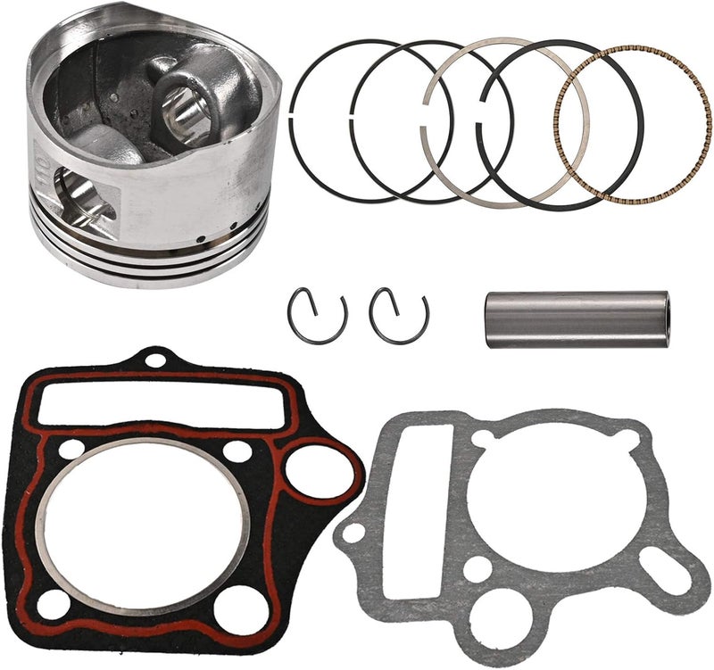 TRKIMAL 52.4mm Engine Parts Cylinder big bore kits with Gaskets and Piston Set for 4 Stroke Chinese TaoTao Coolster ATV 110cc Pit Quad Dirt Bike Go Kart - Image 4