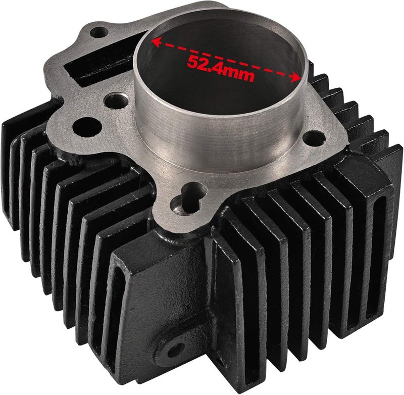 TRKIMAL 52.4mm Engine Parts Cylinder big bore kits with Gaskets and Piston Set for 4 Stroke Chinese TaoTao Coolster ATV 110cc Pit Quad Dirt Bike Go Kart - Image 2